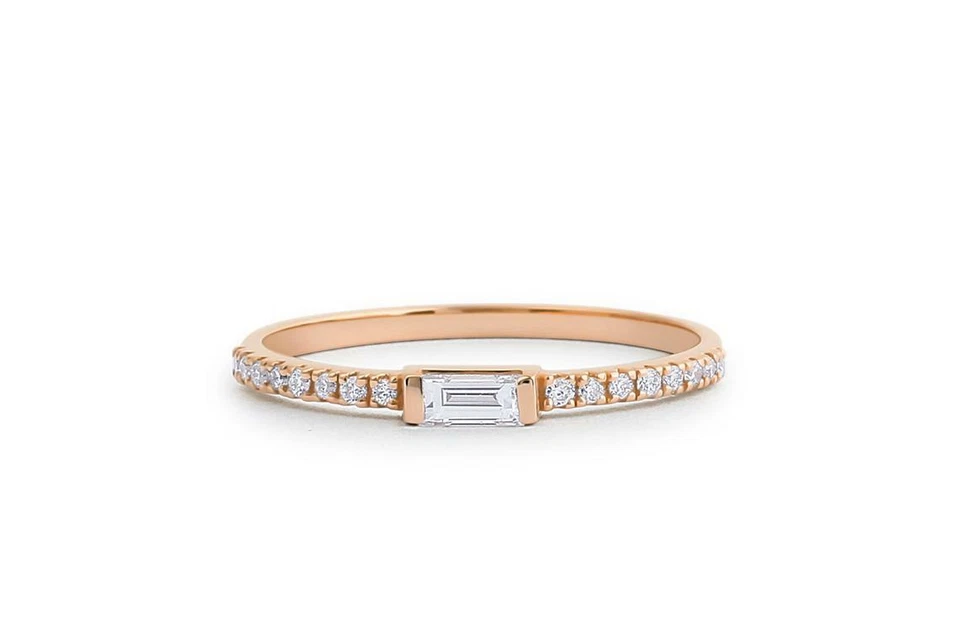 Durante Diamantring aus Roségold mit elegantem Design