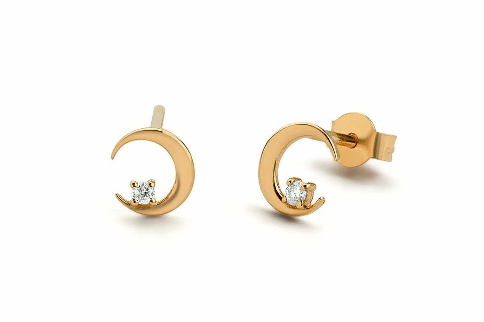 Elara Diamant-Ohrstecker aus Roségold mit elegantem Design