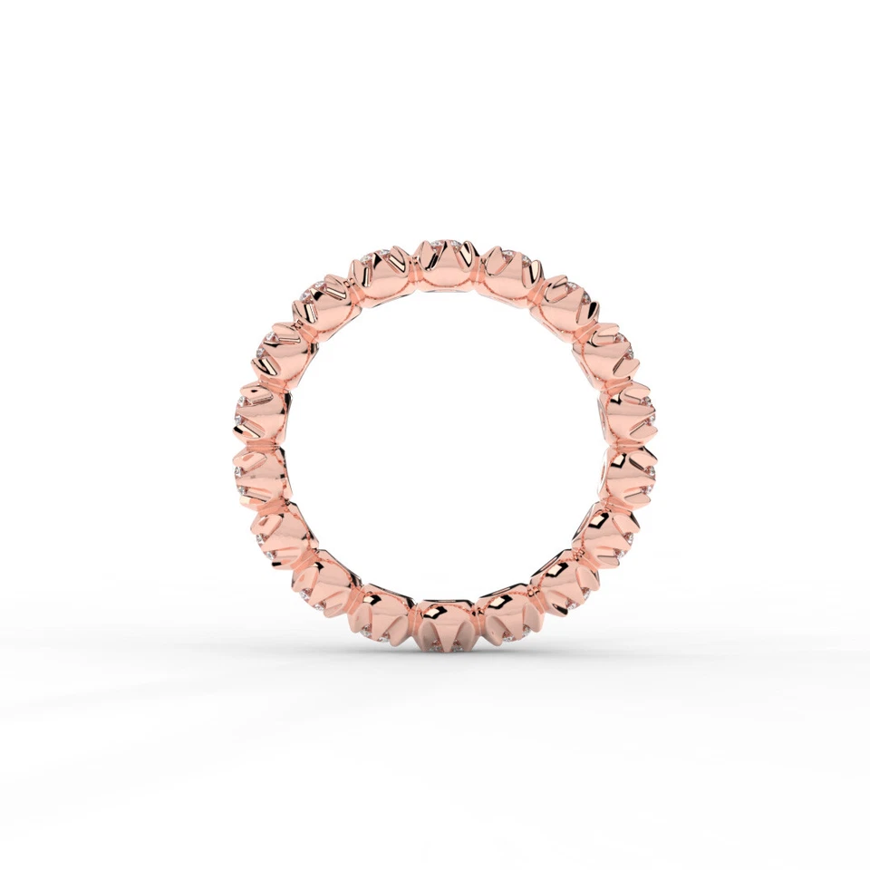 Elysia Diamant-Ring aus Roségold mit funkelnden Akzenten