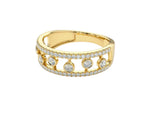 Entheos Diamant-Memory-Ring aus Gold mit elegantem Design