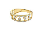 Entheos Diamant-Memory-Ring aus Gold mit elegantem Design