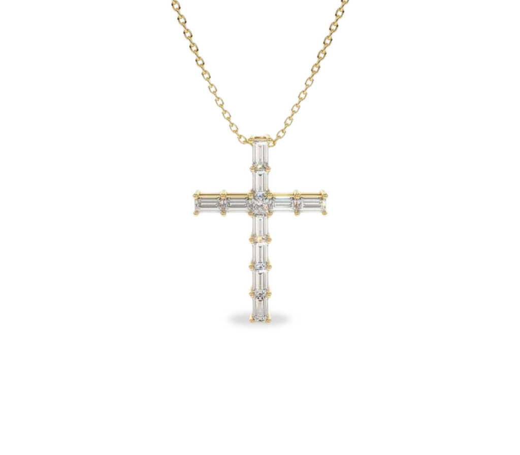Eterna Diamant-Halskette aus Gold mit elegantem Anhänger