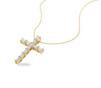 Eterna Diamant-Halskette aus Gold mit elegantem Anhänger