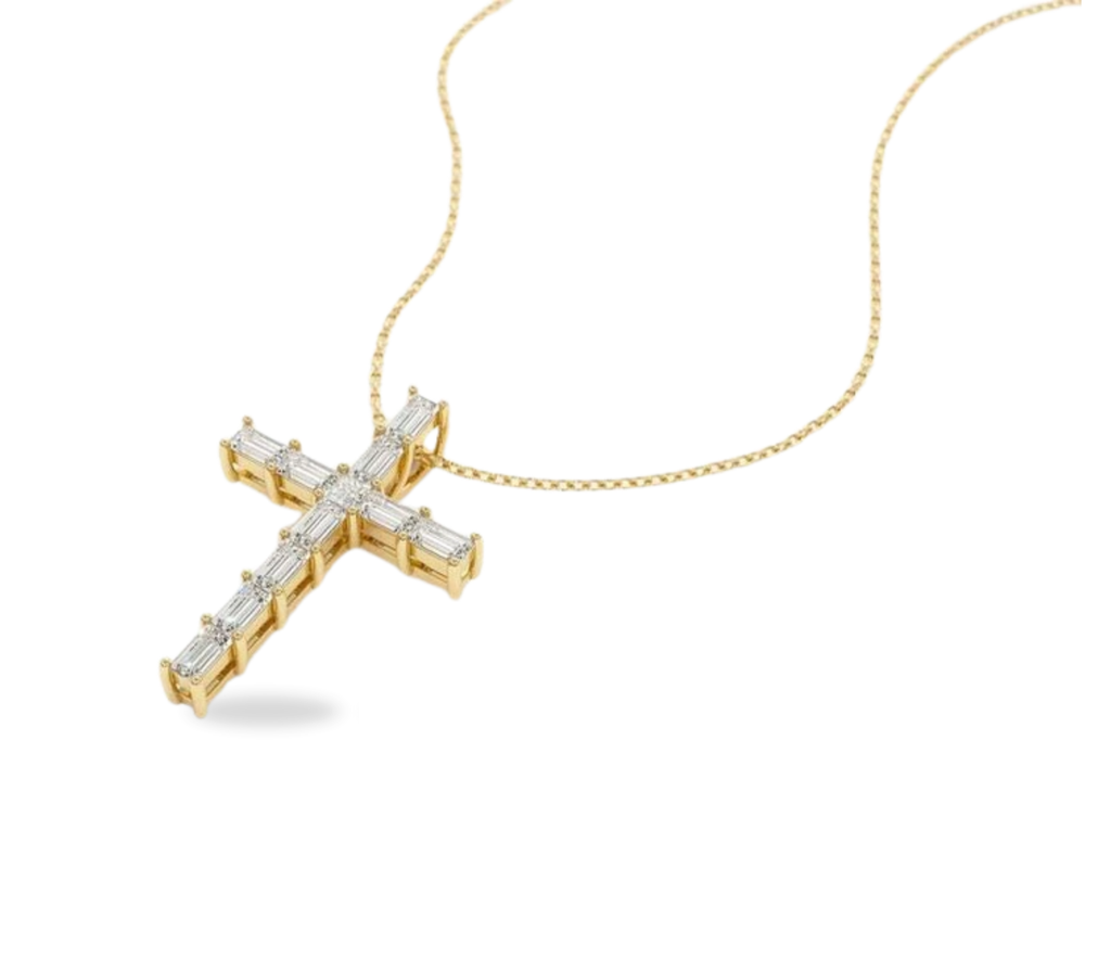 Eterna Diamant-Halskette aus Gold mit elegantem Anhänger