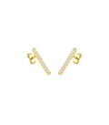Faye Diamant-Ohrringe aus Gold mit elegantem Design