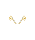 Faye Diamant-Ohrringe aus Gold mit elegantem Design