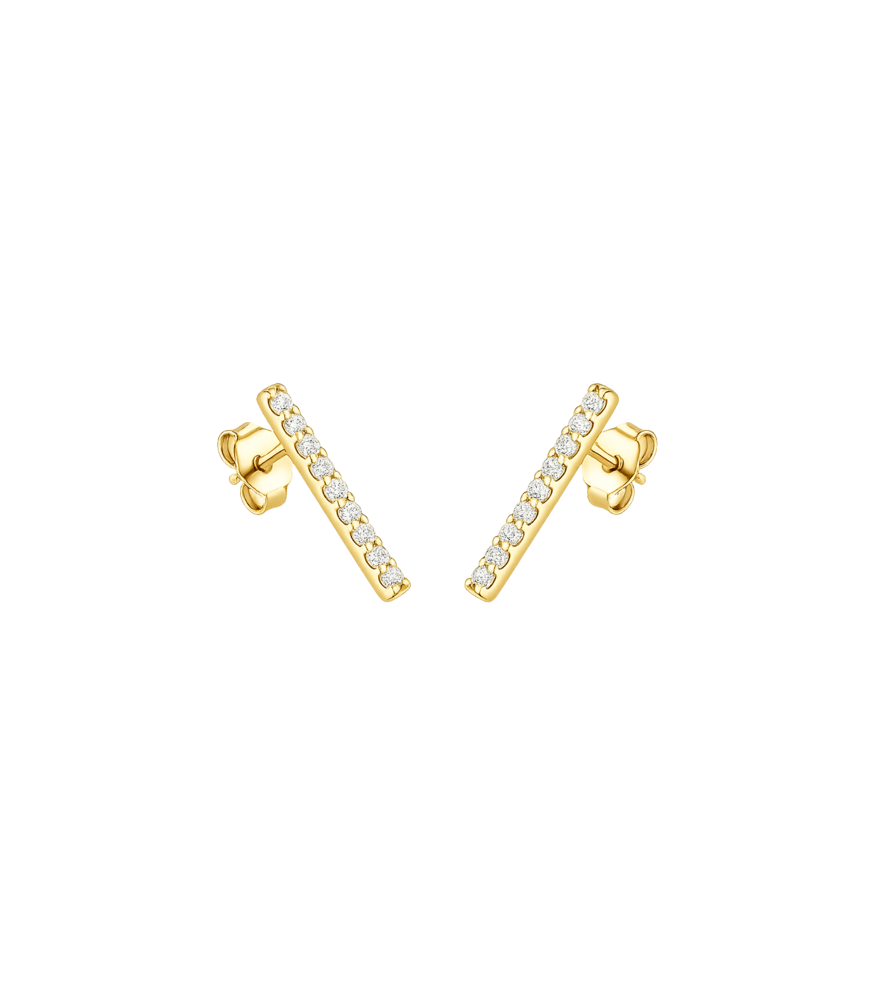 Faye Diamant-Ohrringe aus Gold mit elegantem Design