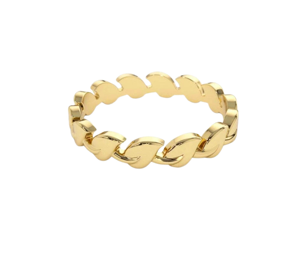 Fiametta Diamant-Ring aus Gold mit funkelnden Akzenten