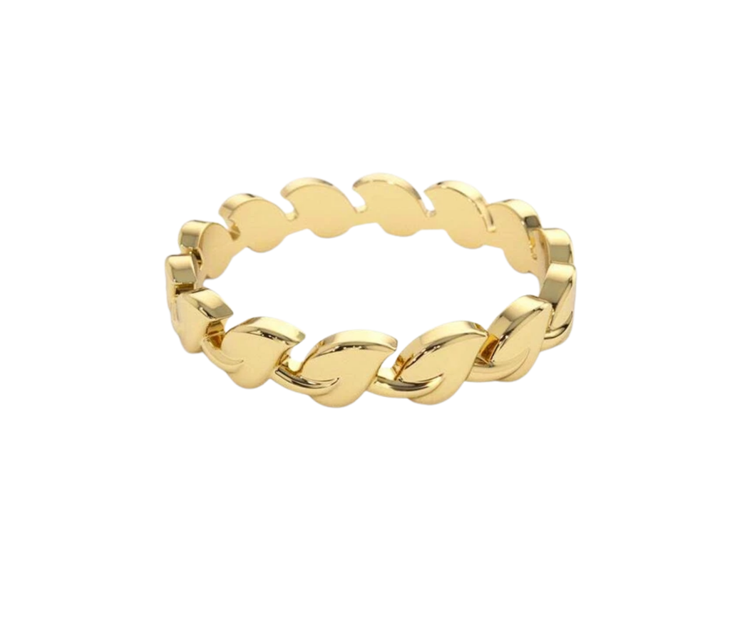Fiametta Diamant-Ring aus Gold mit funkelnden Akzenten