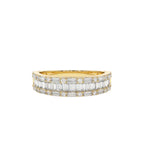 Geist Diamant-Memory-Ring aus Gold mit elegantem Design