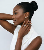 Geist Diamant-Memory-Ring aus Weißgold mit elegantem Design