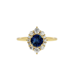 Gloria Diamond Sapphire Ring