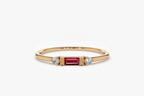 Heliora Diamond and Ruby Ring