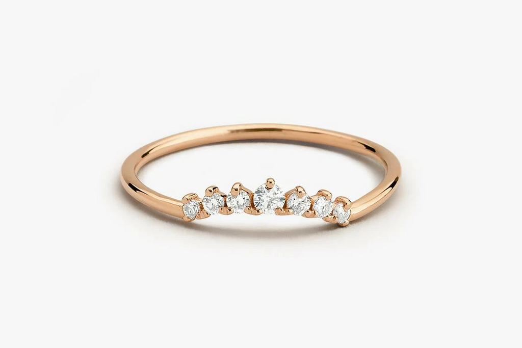 Imperion Diamantring aus Roségold mit elegantem Design