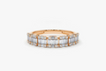 Innigkeit Diamant-Memory-Ring aus Roségold mit elegantem Design
