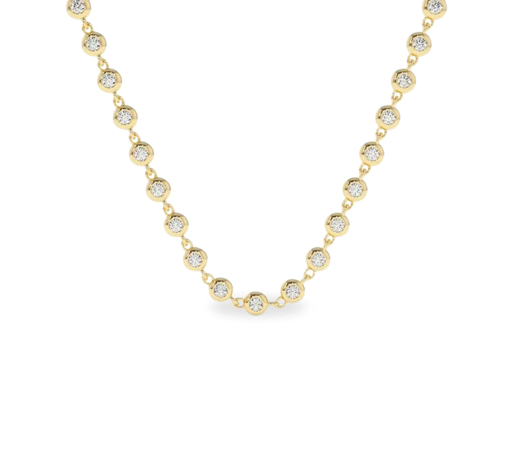 Isara Diamantkette aus Gold mit elegantem Design