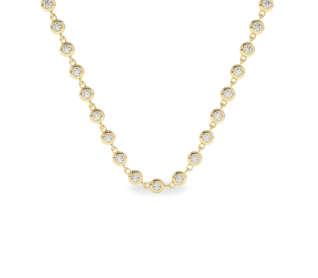 Isara Diamantkette aus Gold mit elegantem Design