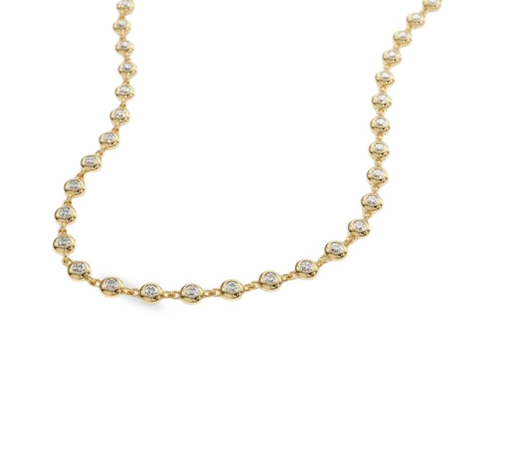Isara Diamantkette aus Gold mit elegantem Design