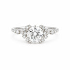 Jamaica Diamantring aus Weißgold mit elegantem Design