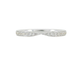 L’Étreinte Diamant-Ehering aus Weißgold mit elegantem Design
