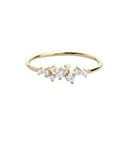 Liora Diamant-Versprechensring aus Gold mit elegantem Design