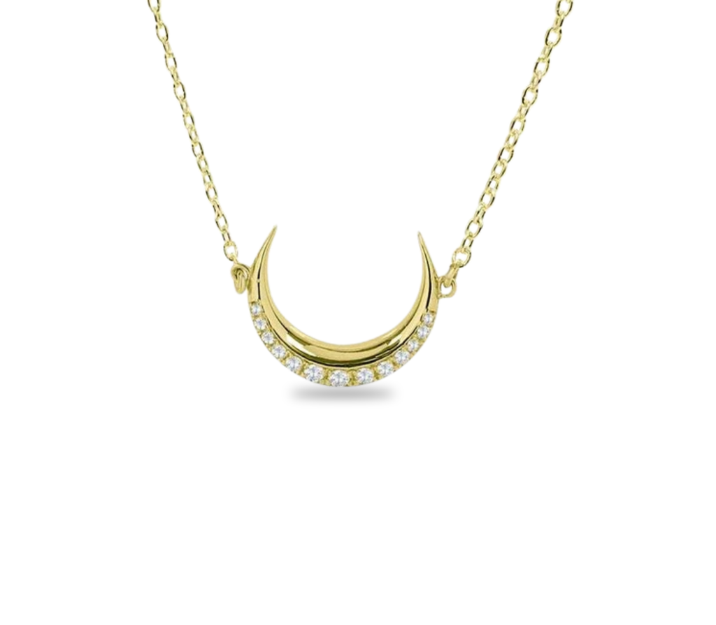 Lune Diamantkette aus Gold mit elegantem Design