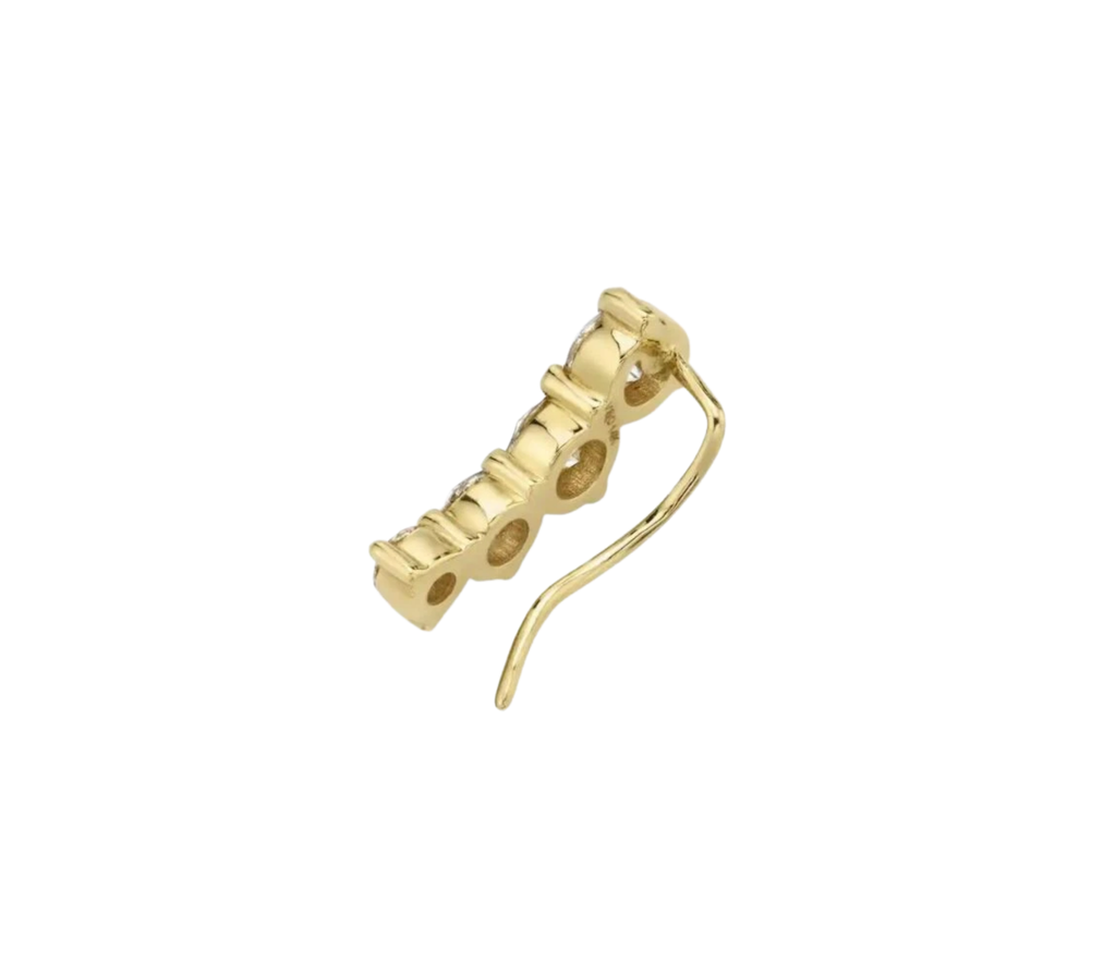Lyra Diamant-Ohrstecker aus Gold mit elegantem Design