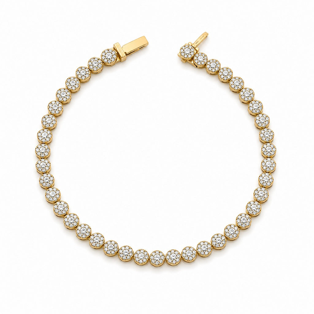 Mary Diamant-Tennisarmband aus Gold mit elegantem Design