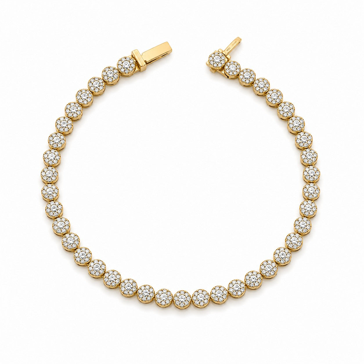 Mary Diamant-Tennisarmband aus Gold mit elegantem Design