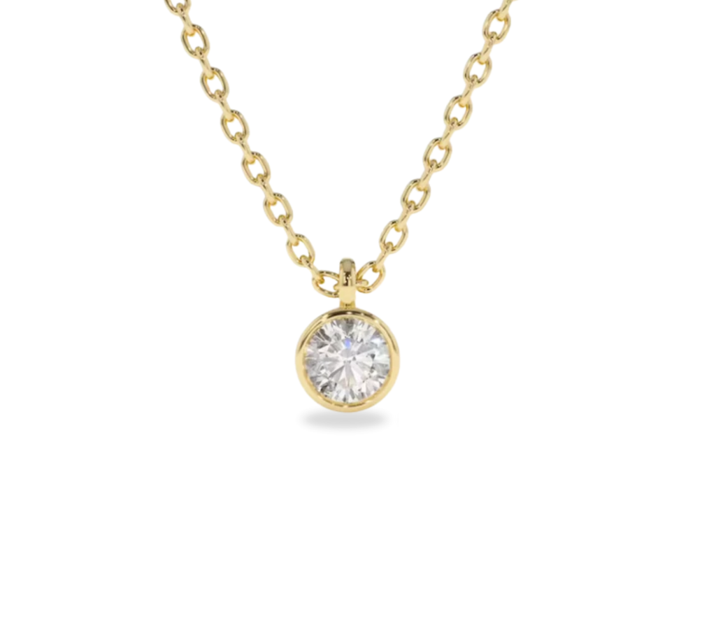 Mila Diamant-kette aus Gold mit feinen funkelnden Akzenten