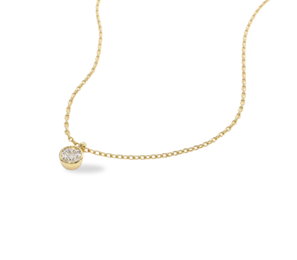 Mila Diamant-kette aus Gold mit feinen funkelnden Akzenten