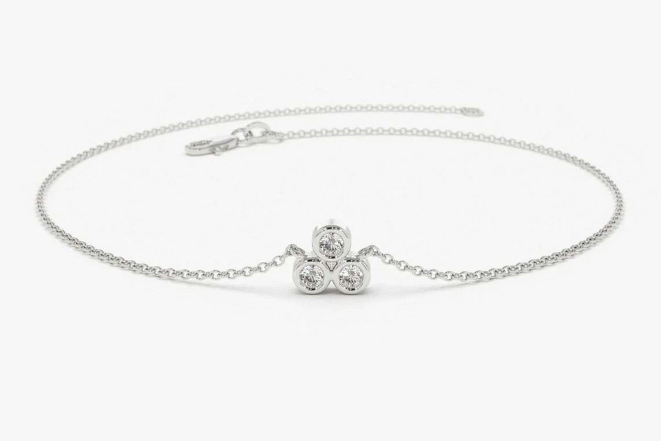 Mireille Diamant-Armband aus Silber mit funkelnden Akzenten