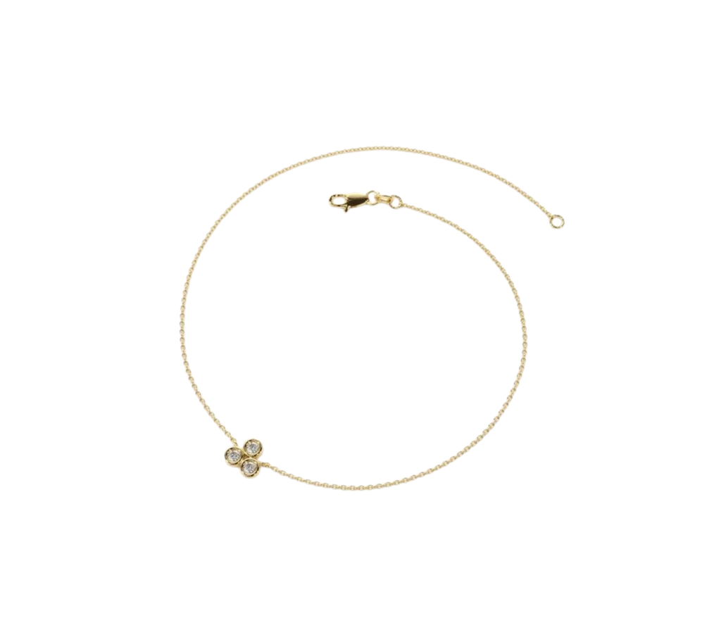 Mireille Diamant-Armband aus Roségold mit funkelnden Akzenten