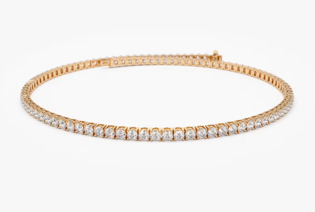 Nory Diamant-Tennisarmband aus Roségold mit elegantem Design