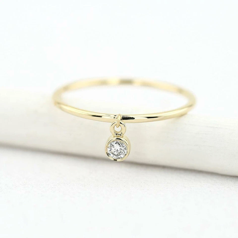 Orionis Diamant-Ring aus Gold mit eleganten Akzenten edel