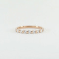 Ottavia Diamant-Ring aus Roségold mit funkelnden Akzenten