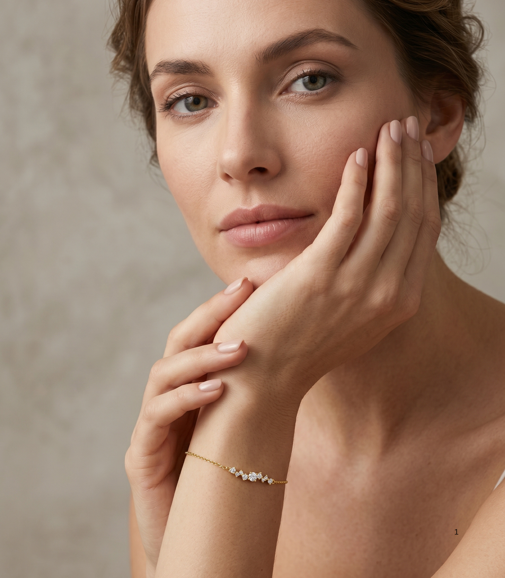 Aina Diamantarmband aus Gold mit elegantem Design