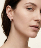Cosmos Diamant-Creolen aus Roségold mit elegantem Design