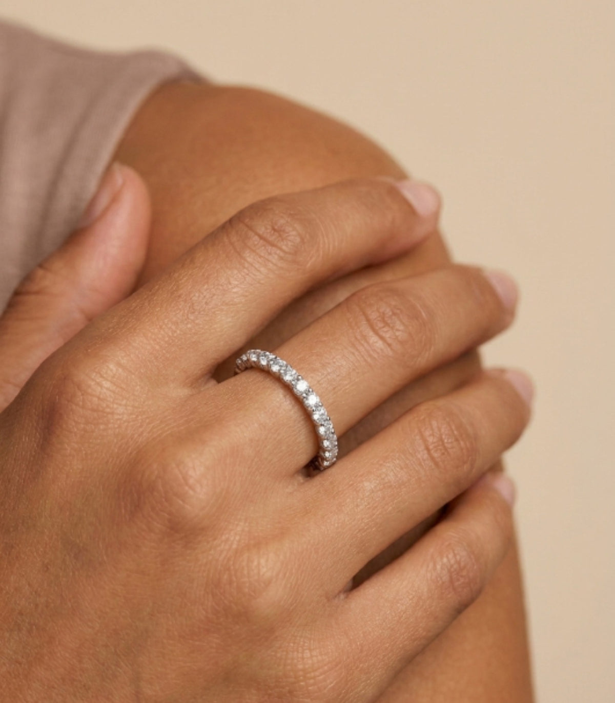 Ferrara Diamantring aus Silber mit elegantem Design