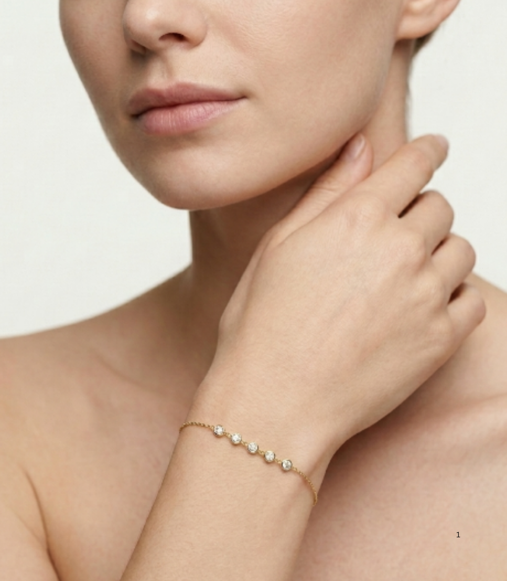 Maia Diamantarmband aus Gold mit elegantem Design