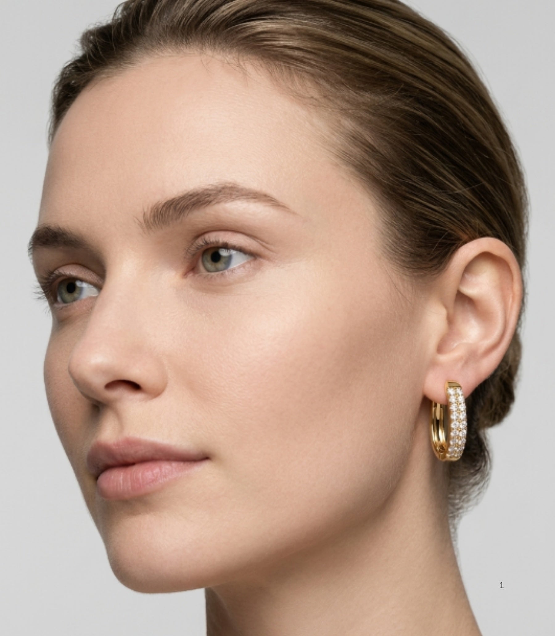 Marj Diamant-Creolen aus Gold mit elegantem Design