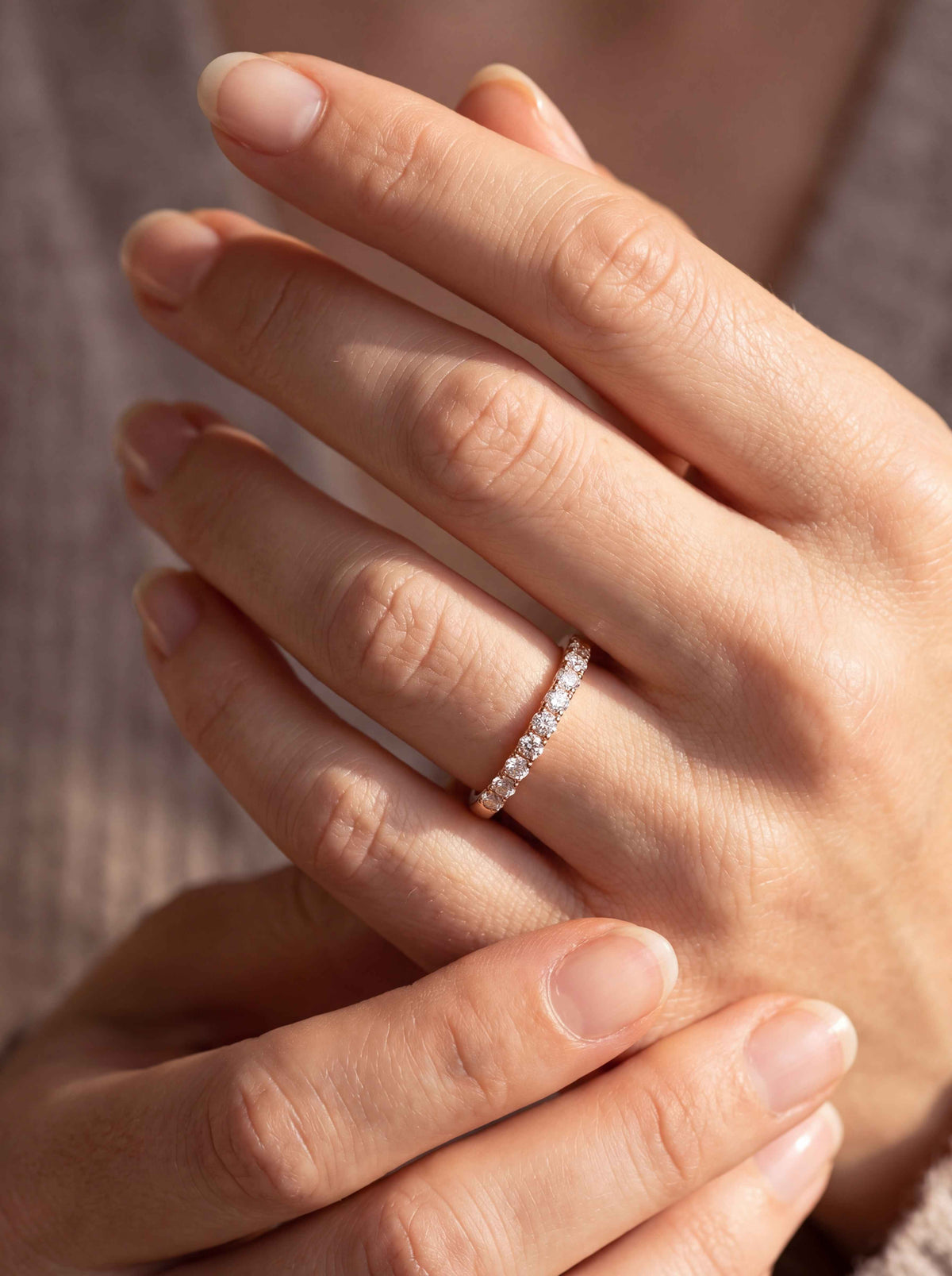Nebula Diamantring aus Roségold mit elegantem Design