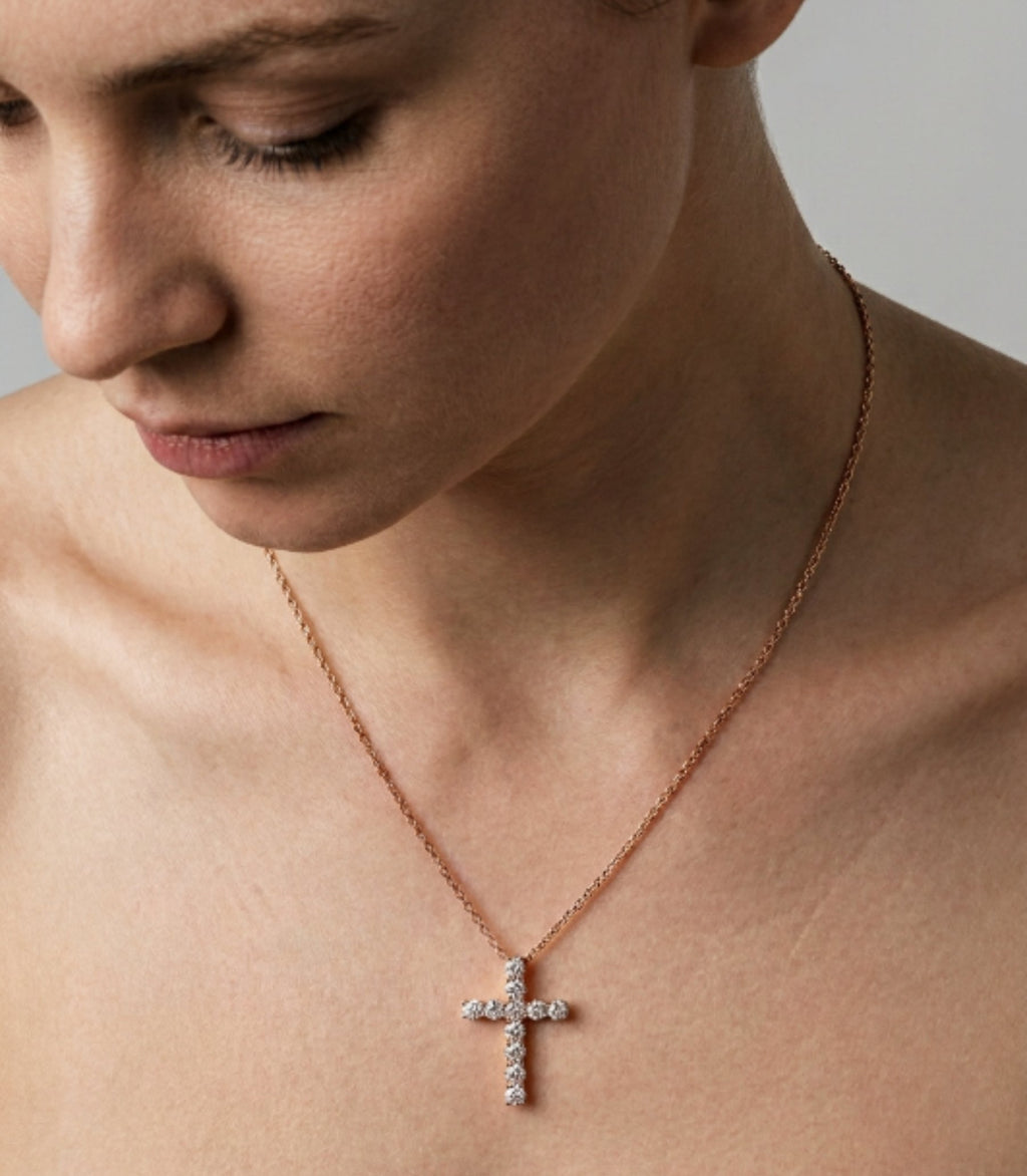 Pax Diamant-Halskette aus Roségold mit elegantem Anhänger