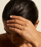 Tenara Diamant-Versprechensring aus Gold mit elegantem Design