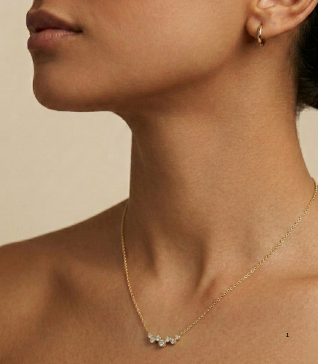 Virelle Diamantkette aus Gold mit elegantem Design