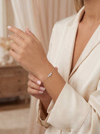 Veya Diamant-Armband aus Weißgold mit eleganten Akzenten schmuck