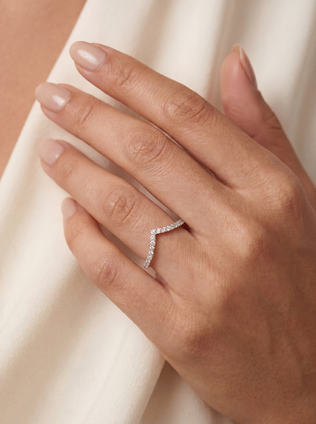 Zenith Diamant-Ring aus Rosegold mit zeitlos eleganten Akzenten
