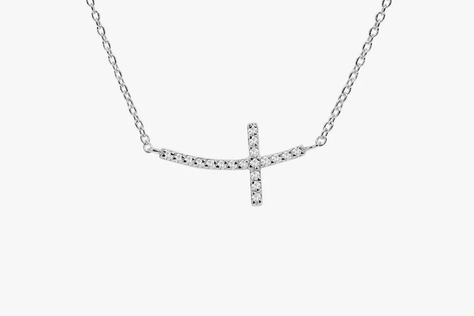 Seraph Diamant-Halskette aus Silber mit elegantem Anhänger