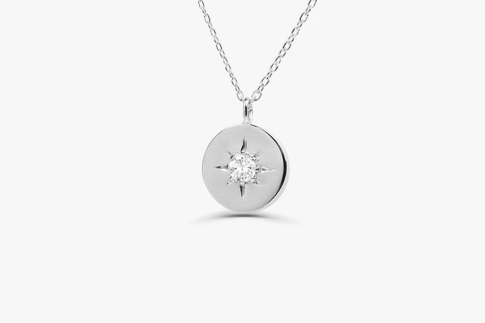 Sirius Diamantkette aus Silber mit elegantem Design