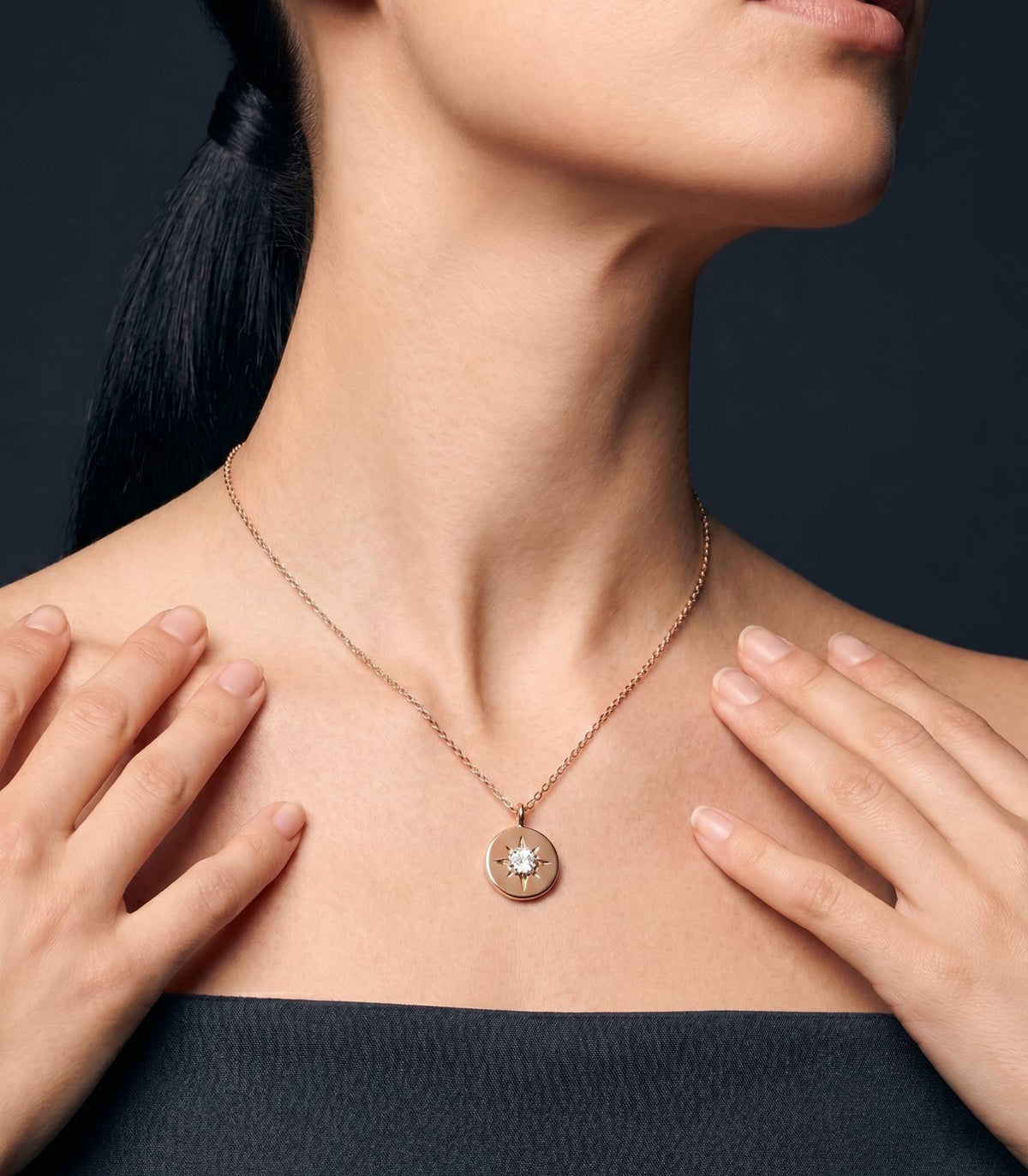 Sirius Diamantkette aus Roségold mit elegantem Design